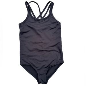 Joe Fresh Girls Black Dance  Leotard/Bodysuit Size 6